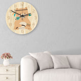 Loskii,CC036,Creative,Clock,Clock,Cartoon,Clock,Office,Decorations