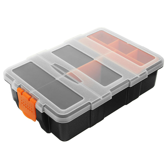 Grids,Plastic,Assortment,Storage,Double,Layer,Crafts,Tools,Parts,Container,Organizer