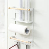 Magnetic,Refrigerator,Fridge,Sidewall,Paper,Towel,Holder,Storage,Shelf,Kitchen,Organizer
