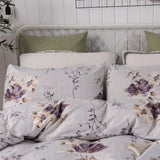 Bedding,Printed,Flowers,Comforter,Quilt,Cover,Pillowsilp,Cotton,Duvet,Cover,Textile