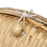 Bamboo,Bread,Basket,Storage,Display,Basket,Cover,Dustproof,Dishes,Fruit