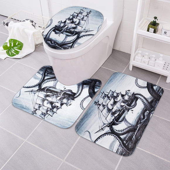 Octopus,Bathroom,Sailing,Carpet,Toilet,Floor