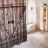 180x180cm,Wooden,Bridge,Pattern,Waterproof,Bathroom,Shower,Curtain