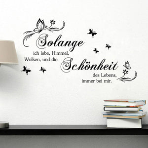Sticker,Butterfly,Quotes,Decals,Stickers,Living,Study,Decor