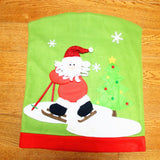 Loskii,Christmas,Chair,Cover,Cartoon,Christmas,Santa,Claus,Chair,Cover,Snowman,Dinner,Table,Party,Decorations