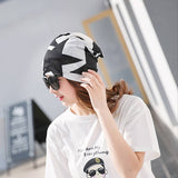 Women,Cotton,Casual,Printing,Headpiece,Summer,Breathable,Beanie