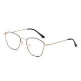 Lightweight,Metal,Optical,Round,Frame,Reader,Reading,Plain,Glasses,Women