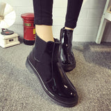 Women's,Rubber,Ankle,Boots,Round,Waterproof,Rainboots,Summer,Martin,Boots,Camping,Walking,Hiking