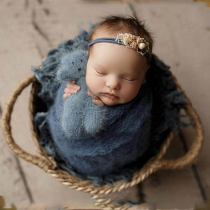 Neonatal,Projects,Children's,Braided,Basket,Newborn,Photo,Braided,Frame,Decorations