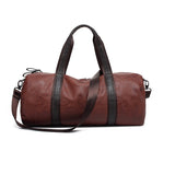 Leather,Waterproof,Large,Capacity,Luggage,Leisure,Travel,Shoulder,Duffle,Women