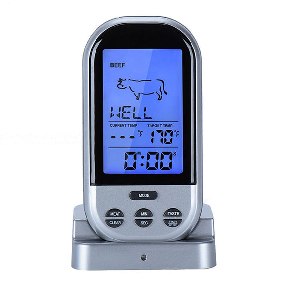 Wireless,Remote,Control,Outdoor,Thermometer,Kitchen,Cooking,Thermometer