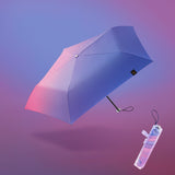 Beneunder,Folding,Sun&rain,Umbrella,Vinyl,Protection,Single,Layer,Lightweight,Pencil,Umbrella