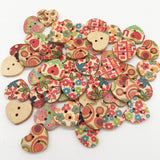 Heart,Shape,Wooden,Button,Mixed,Natural,Sewing,Children,Handmade,Clothes,Buttons