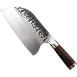 KCASA,MCD39,Stainless,Steel,Forged,Knife,Cleaver,Butcher,Knife,Kitchen,Knife,Ebony,Handle