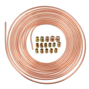 Universal,Copper,Nickel,Brake,Tubing,15Pcs,Nuts"