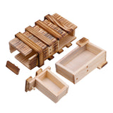 Compartment,Wooden,Puzzle,Secret,Drawer,Brain,Teaser,Educational