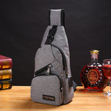 Charging,Shoulder,Chest,Sling,Backpack,Waterproof,Sports,Bicycle,Travel,Pouch