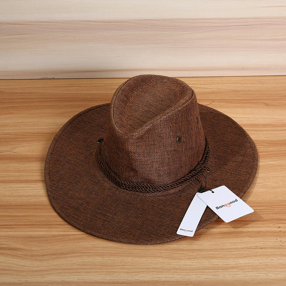 Unisex,Women,Western,Cowboy,Outdoor,Linen,Strap