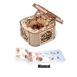 Wooden,Mechanical,Transmission,Jewelry,Office,Decor