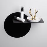 KCASA,Rounded,Floating,Stainless,Steel,Shelves,Decorative,Display,Organizer,Storage,Baskets,Holders,Bathtoom,Kitchen,Office