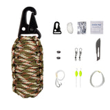 16Pcs,Outdoor,Paracord,Survival,Fishing,Tools,Camping,Carabiner,Emergency