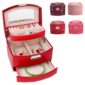 Leather,Jewelry,Storage,Organizer,Necklace,Bracelet,Earring