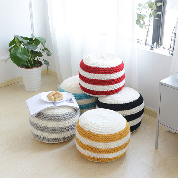 AhLoyalty,Knitted,Woolen,Round,Cushion,Chair,Removable,Washable,Decoration