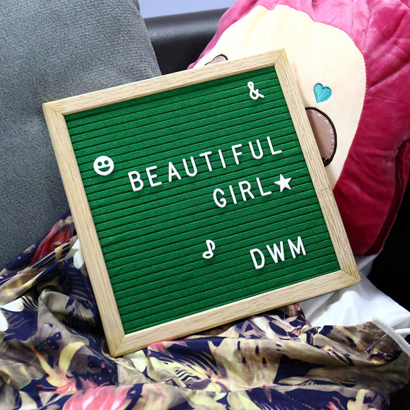 25.4*25.4cm,Letter,Board,Wooden,Frame,Message,Board,Letter,Holder