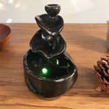 Burner,Smoke,Waterfall,Backflow,Incense,Censer,Holder,Without,Cones,Decor