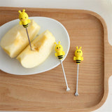 Silicone,Fruit,Forks,Cartoon,Animal,Stainless,Steel,Salad,Dessert,Fruit,Picks