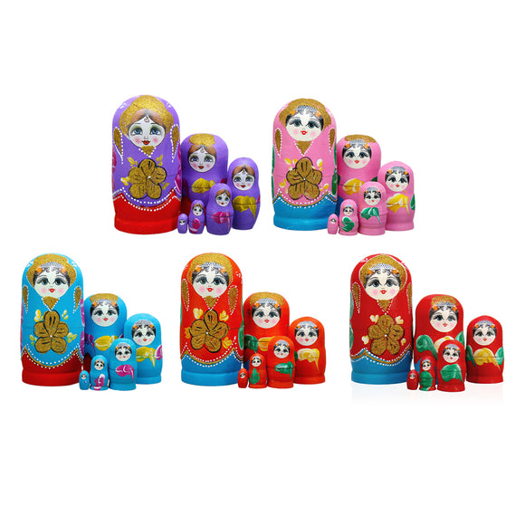 Russian,Nesting,Dolls,Painted,Matryoshka,Babushka,Decorations