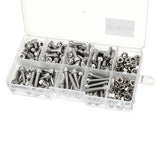 Suleve,M4SH1,Stainless,Steel,Socket,Screws,Bolts,Assortment,250Pcs