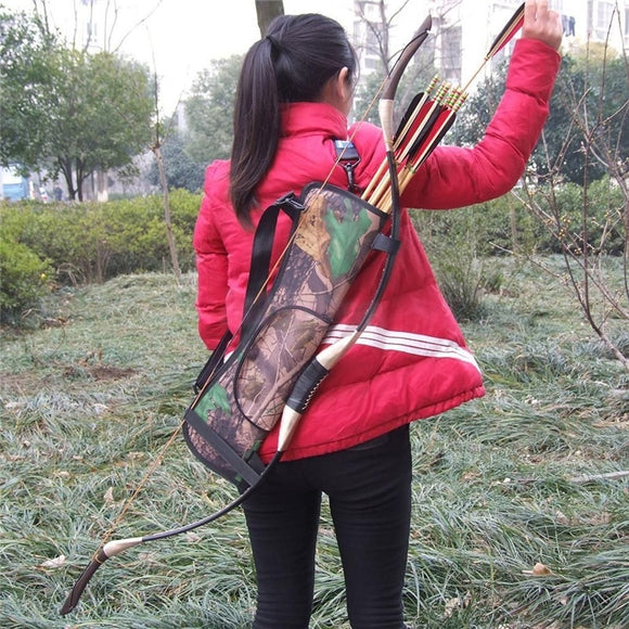 Archery,Hunting,Quiver,Holder,Pouch,Zipper,Pocket