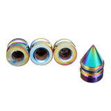 Multi,Color,Spiked,Valve,Aluminum,Wheel