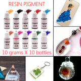 10Pcs,Epoxy,Resin,Ultraviolet,Curing,Colorant,Liquid,Pigment,Colors,Crafts