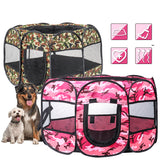Oxford,Cloth,Kennel,Fence,Folding,Puppy,Playpen,House,Travel"
