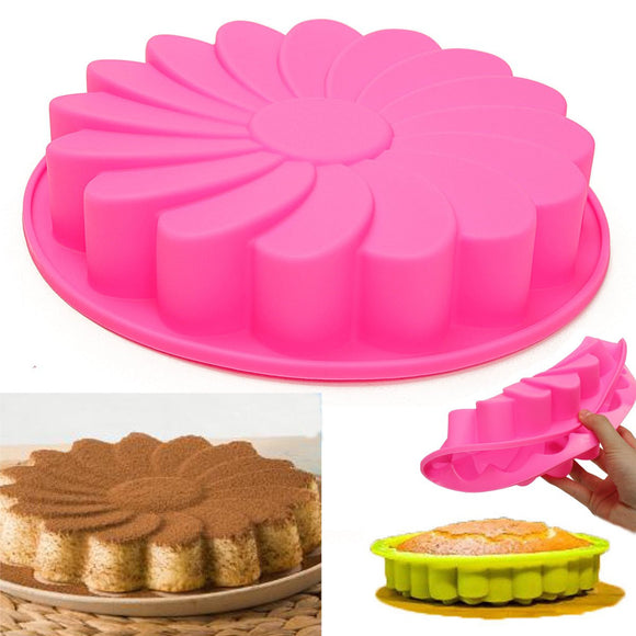 Silicone,Flower,Chocolate,Bread,Mould,Bakeware,Baking