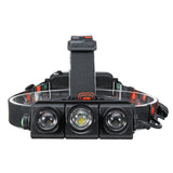 XANES,1200LM,Headlamp,Modes,Adjustable,Bicycle,Cycling,Waterproof,Fishing,Light,Night,Warning,Lantern