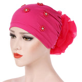 Women,Winter,Cotton,Earmuffs,Muslin,Chemical,Turban,Outdoor,Flexible,Rhinestone,Beanie