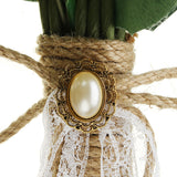 Bride,Holding,Artificial,Flowers,Floral,Wedding,Bouquet,Romantic,Decor,Supplies