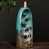 Backflow,Incense,Burner,Ceramic,Retro,Waterfall,Censer,Holder,Decor