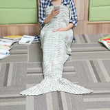 180*90CM,Knitting,Mermaid,Blanket,Birthday,Blanket,Sleep