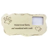 Tombstone,Memorial,Stone,Personalized,Waterproof,Photo,Frame,Features,Sympathy,Garden,Backyard,Marker,Grave,Tombstone