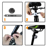 SUNDING,20Lumen,5Modes,Rechargeable,Bicycle,Taillight,Waterproof,Cycling,Warning,Night,Light