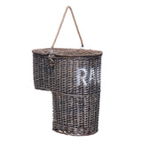 Wicker,Handwoven,Stair,Storage,Basket,Baskets,Container,Carry,Handle