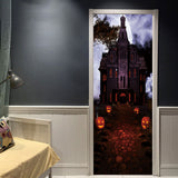 Miico,MT002,Halloween,Sticker,Sticker,Creative,Removable,Sticker,Papaya,Castle