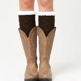 Unisex,Winter,Warmer,Thicken,Fleece,Liner,Diamond,Socks,Boots