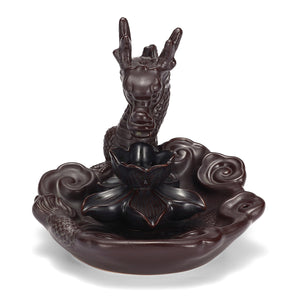 Dragon,Ceramic,Incense,Burner,Ceremony,10pcs,Cones