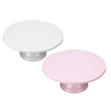 Round,Revolving,Stand,Pedestal,White,Dessert,Holder,Wedding,Party,Decoration