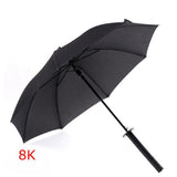 KCASA,Creative,Handle,Large,Windproof,Samurai,Umbrella,Japanese,Straight,Umbrella,Manual